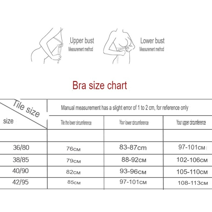 [Stella Fashion] Women Middle-Aged Mom Plus Size Wireless Sexy Bra Gathering Anti-Sagging Push Up Lace Solid Color Bras-Stella's Fashion
