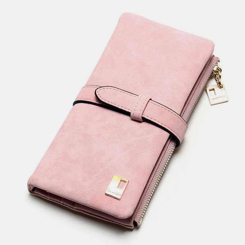 Lightweight Vintage LargeCapacity Long Wallet mySite