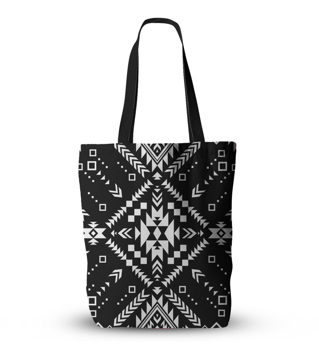Bohemian ethnic style one-shoulder canvas shopping bag mySite