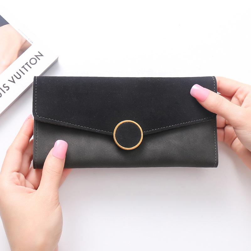 All-match stitching long card holder Multi-card position  bag mySite