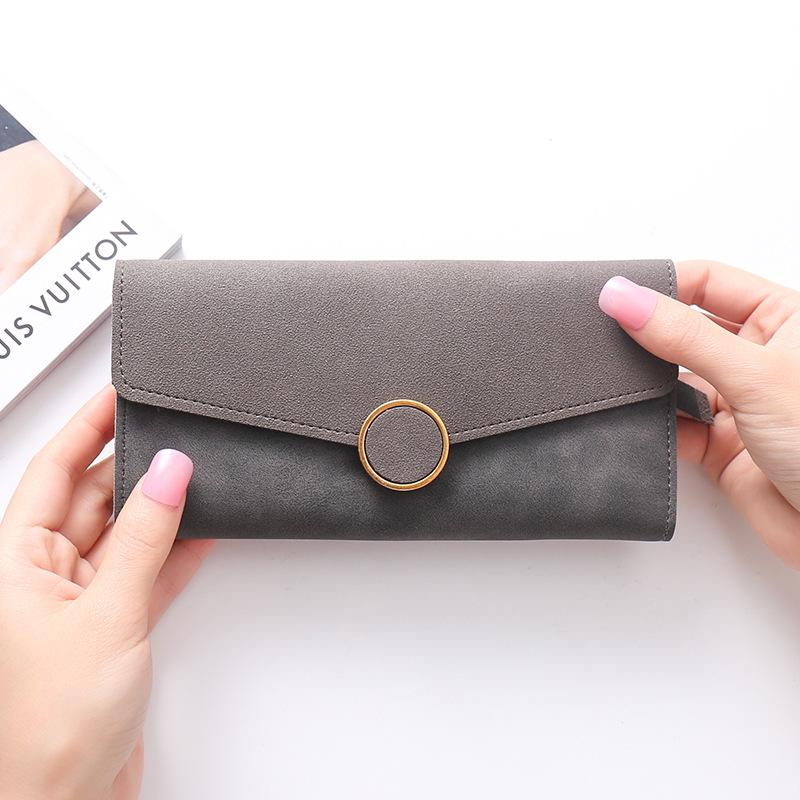 All-match stitching long card holder Multi-card position  bag mySite