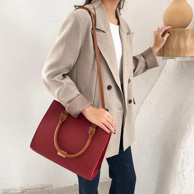 Large Capacity Tote Bag Folder Bag Shoulder Crossbody Bag mySite