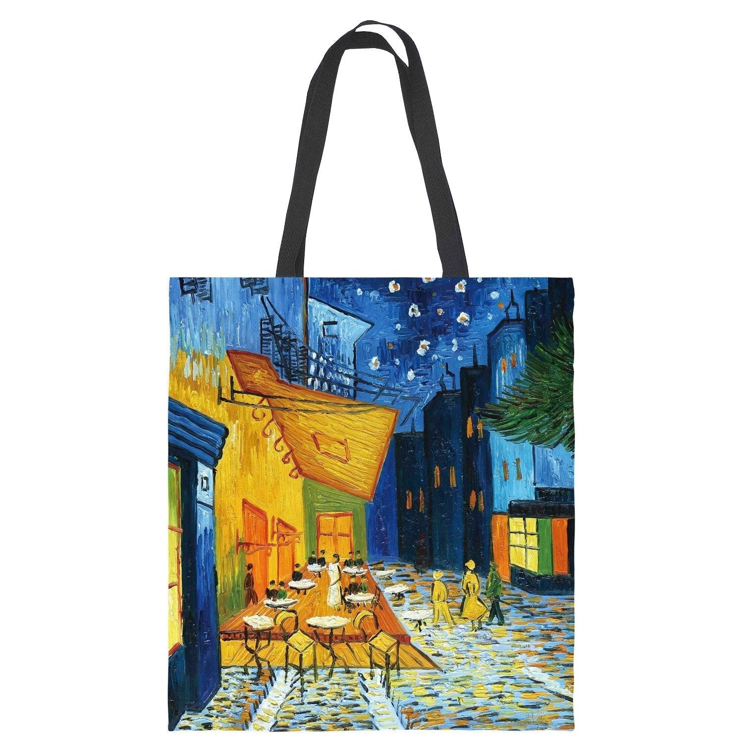 Van Gogh starry sky canvas tote bag mySite