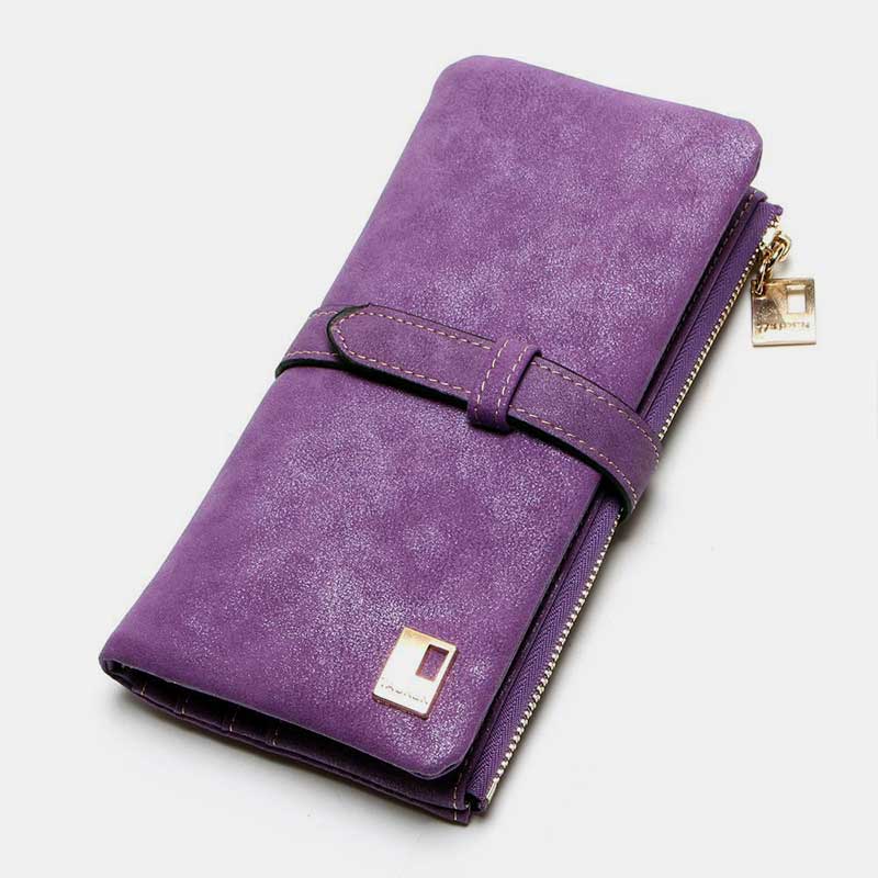 Lightweight Vintage LargeCapacity Long Wallet mySite