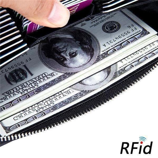 RFID Genuine Leather Card Wallet mySite