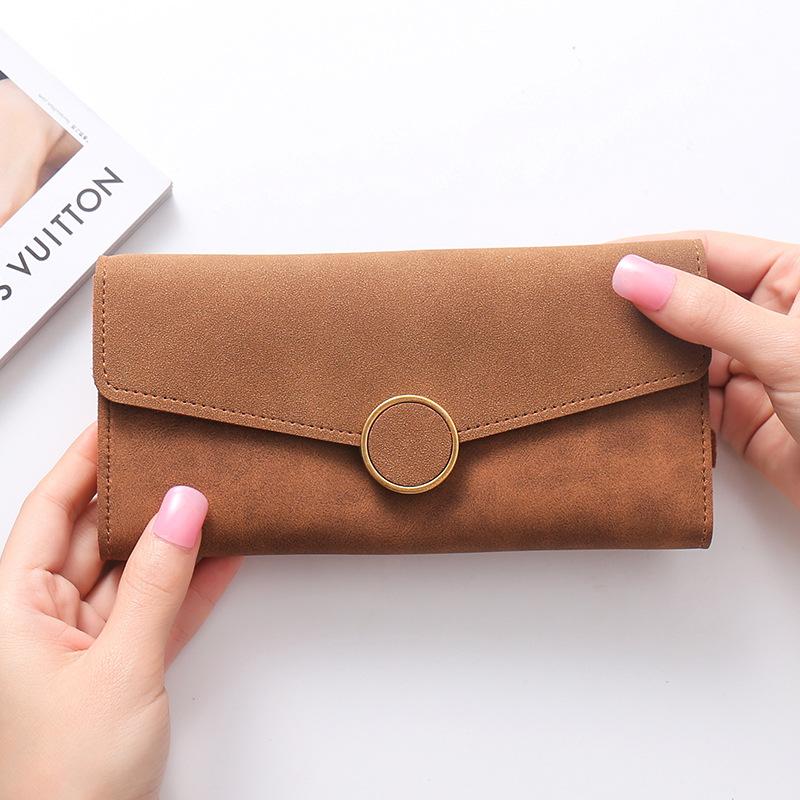 All-match stitching long card holder Multi-card position  bag mySite