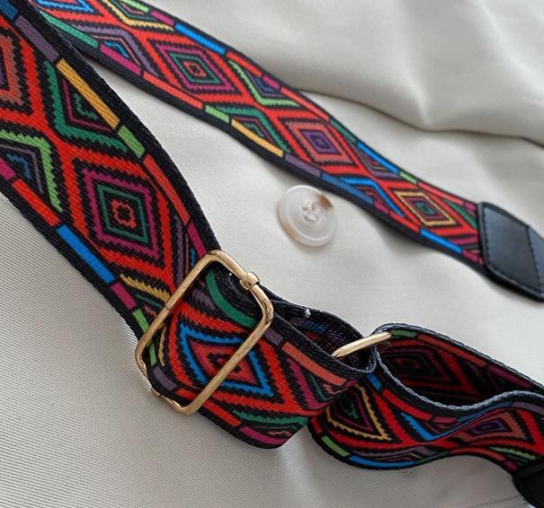 Ladies ethnic style personality one-shoulder messenger bag tassel bucket bag mySite