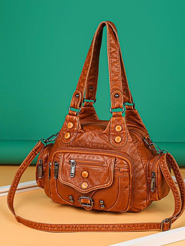 Vintage Studded Utility Baggy Bag mySite