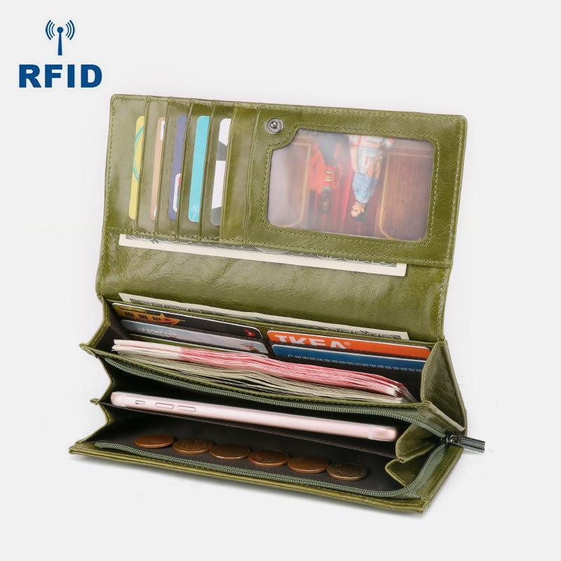 Genuine Leather RFID Vintage Wallet mySite