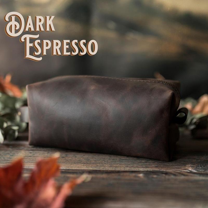 Ladies Vintage Vegetable Tanned Clutch, Wash Bag, Cosmetic Bag mySite