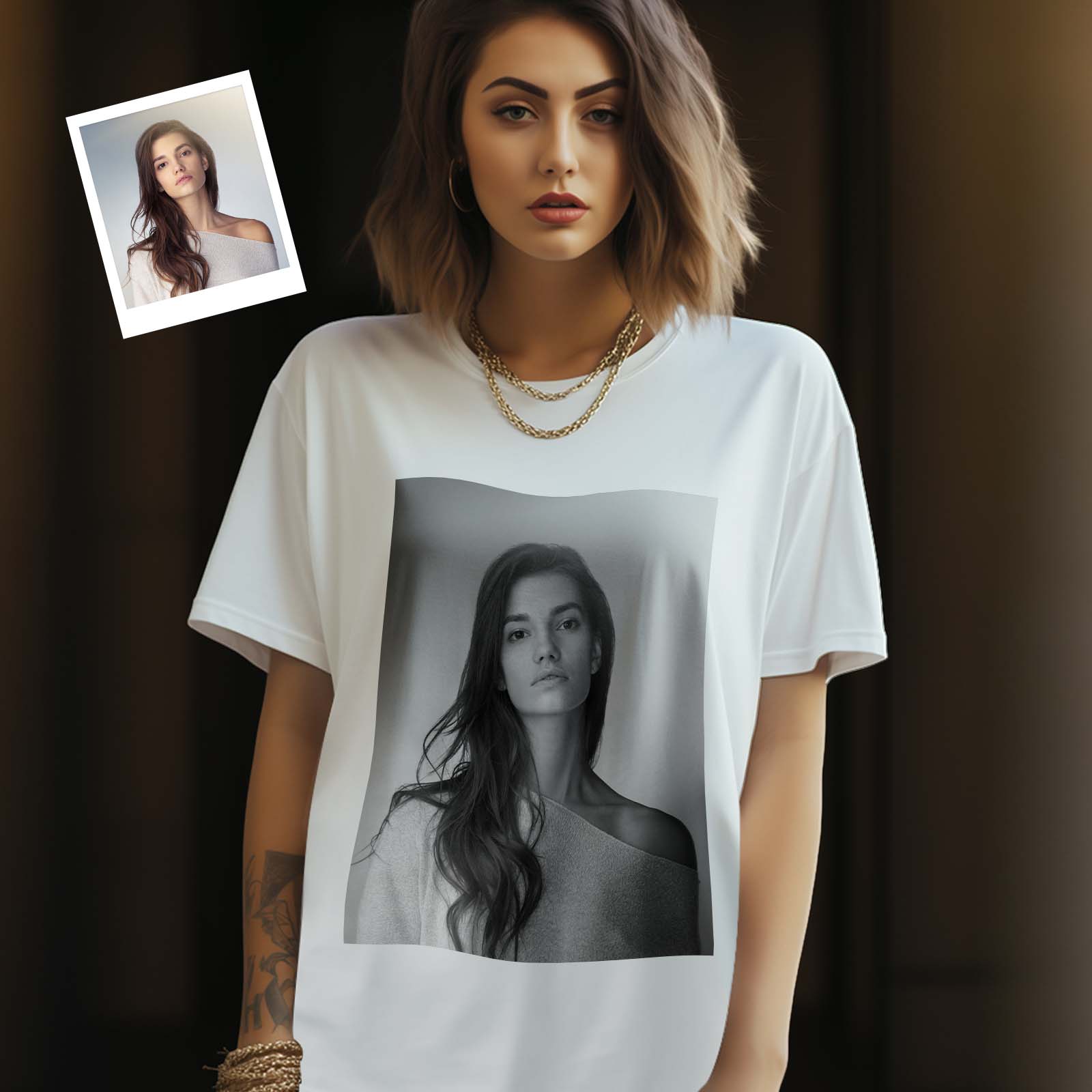 Customized Unisex Photo T-Shirts Personalized Fashionable Vintage T-Shirt Best Gift - MyHawaiianShirtsAU