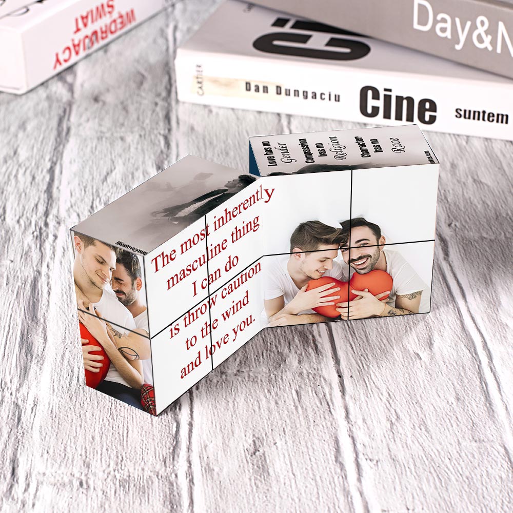 Custom Magic Folding Rubic's Cube Man to Man Gay Gift Ideas LGBT Gifts - MyHawaiianShirtsAU