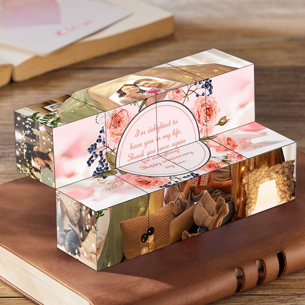 Custom Rubic's Cube Infinity Photo Cube Home Decoration Anniversary Gifts - MyHawaiianShirtsAU