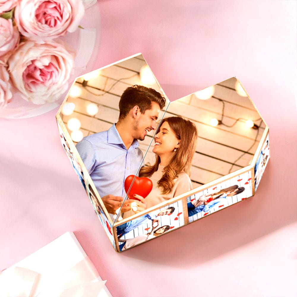 Personalized Photo Rubic's Cube Multiphoto Colorful Wooden Rubic's Cube Valentine's Day Gifts - MyHawaiianShirtsAU