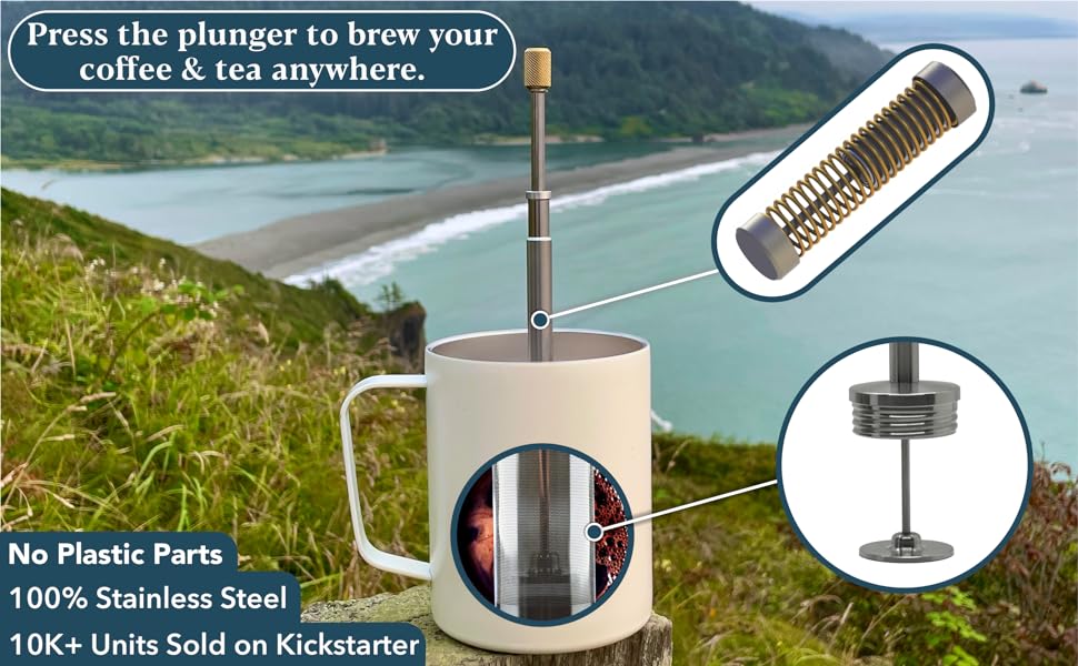 french press gifts grinder makers scale pitcher compact filters drip bodum stainless steel manual