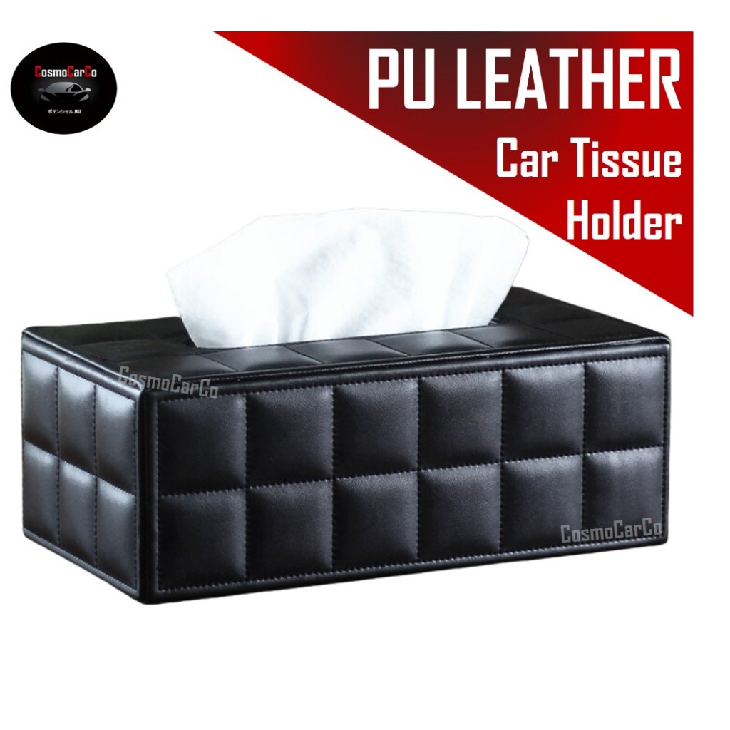 Car Tissue Box Holder Cover Dashboard Storage Paper Napkin Organiser Home Use Kitchen Living Room