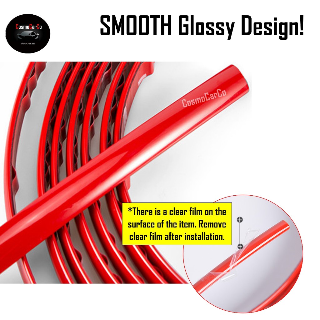 5m Car Exterior Body Strip Bumper Door Window Decorative PVC Trim Sticker Styling Automotive Accessories