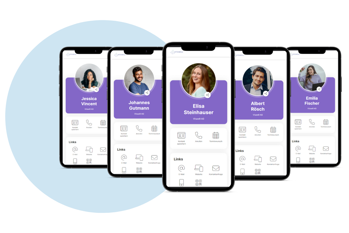 Your digital business card on your smartphone | baningo cards