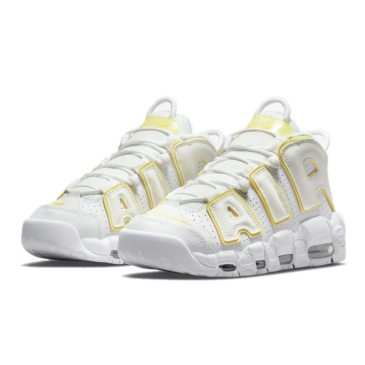 NIKE ナイキ WMNS AIR MORE UPTEMPO 'LIGHT CITRON' レディースサイズモデル エア モア アップテンポ "ライト シトロン" レディース メンズ スニーカー SUMMIT WHITE/OPTI YELLOW【海外展開 日本未入荷】