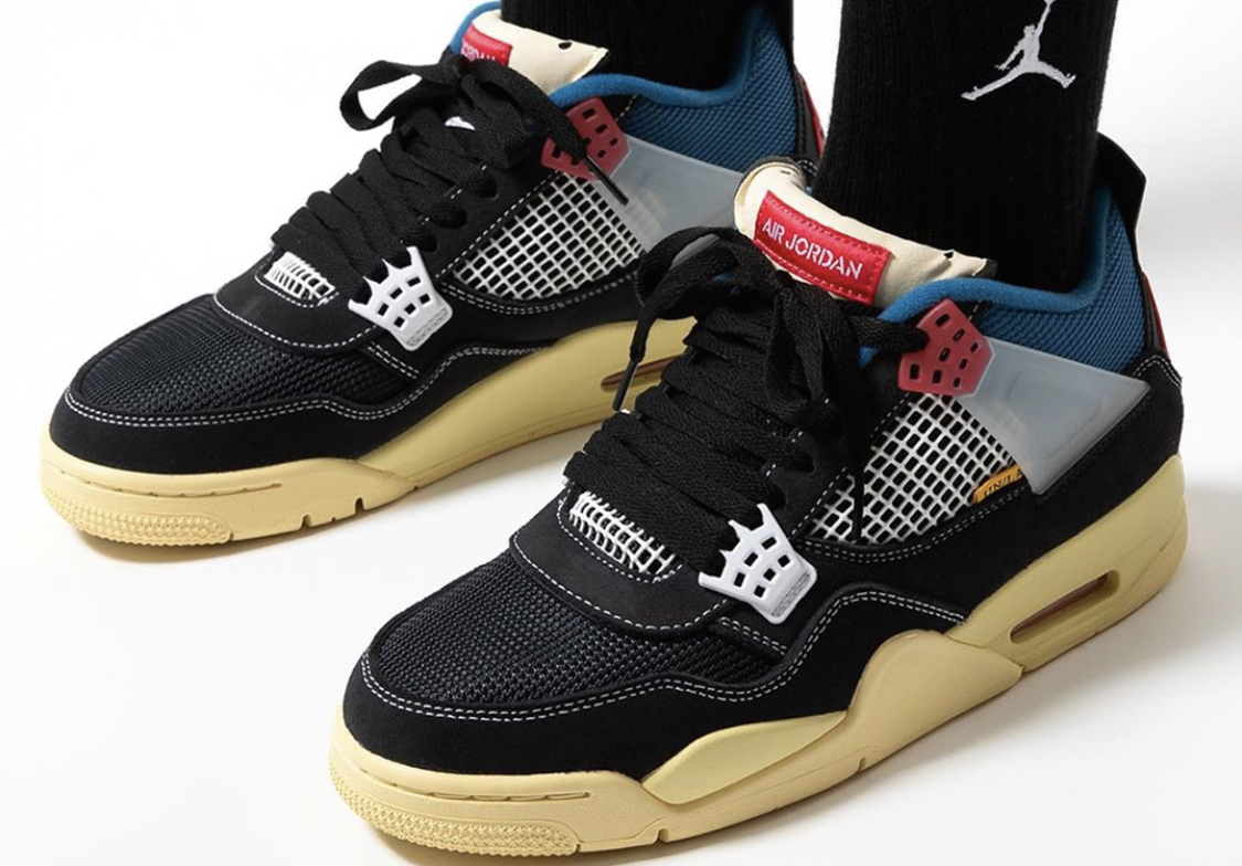 ナイキ Union La X Air Jordan 4 Retro 'OFF NOIR'