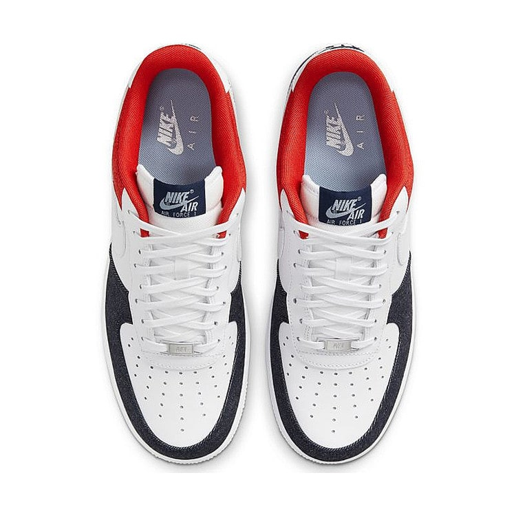 ナイキ エア フォース ワン '07 LX 'White Red Denim'