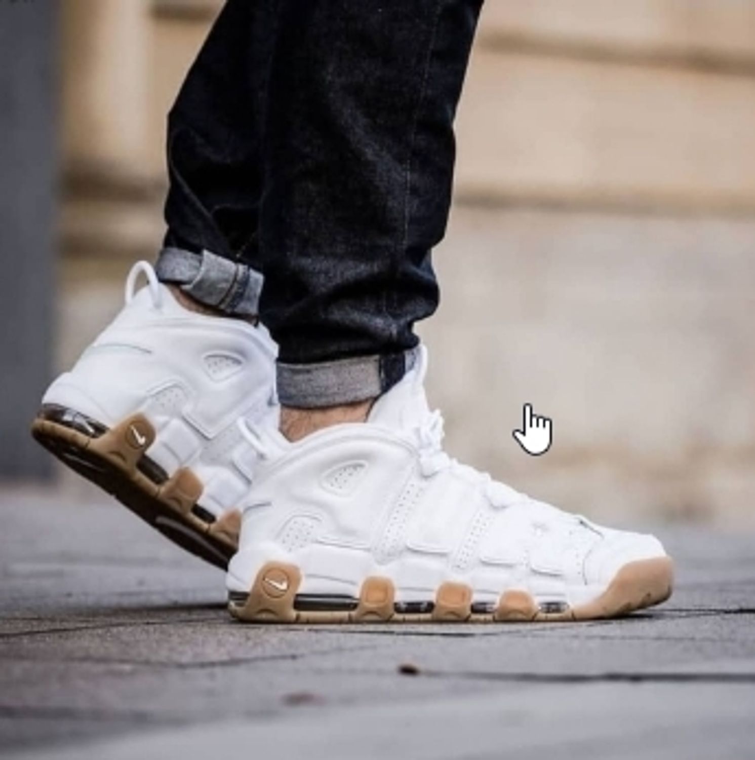 NIKE ナイキ AIR MORE UPTEMPO エアモアアップテンポ メンズ スニーカー White ホワイト【限定モデル 海外取寄せ あす楽】