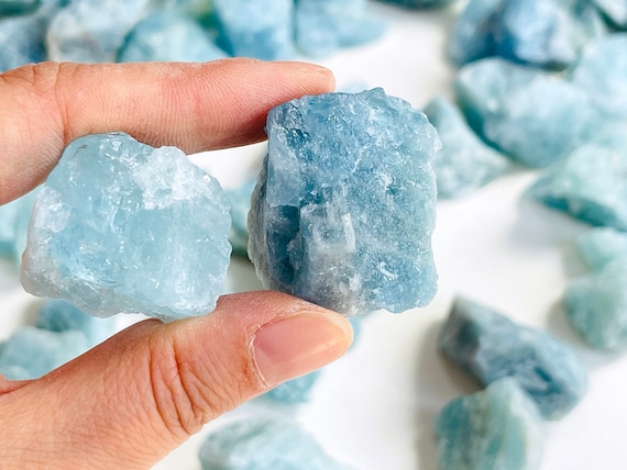 Natural Aquamarine Rough Stone: High Quality Untreated Aquamarine Crystal  From Brazil, Crystal Collector Gift, Healing Crystal - Etsy