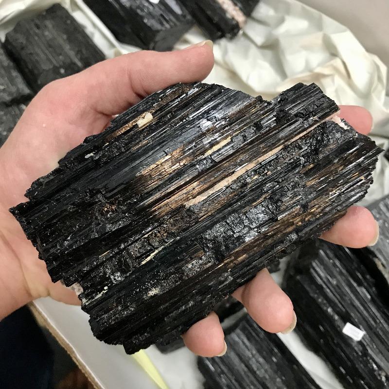 Black Tourmaline Rough Chunk &ndash; Nature's Treasures