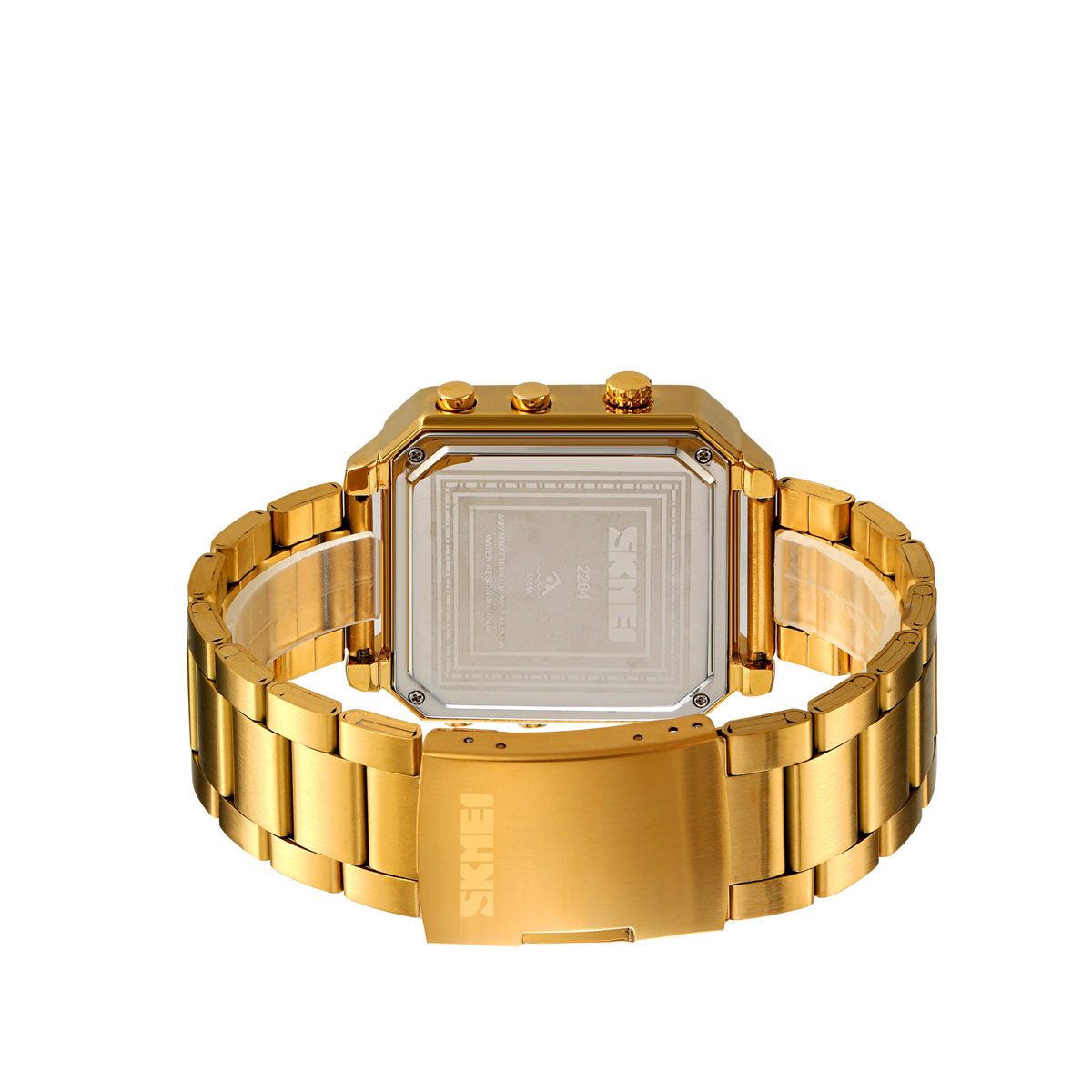 Dual movement multifunctional sports waterproof electronic watch