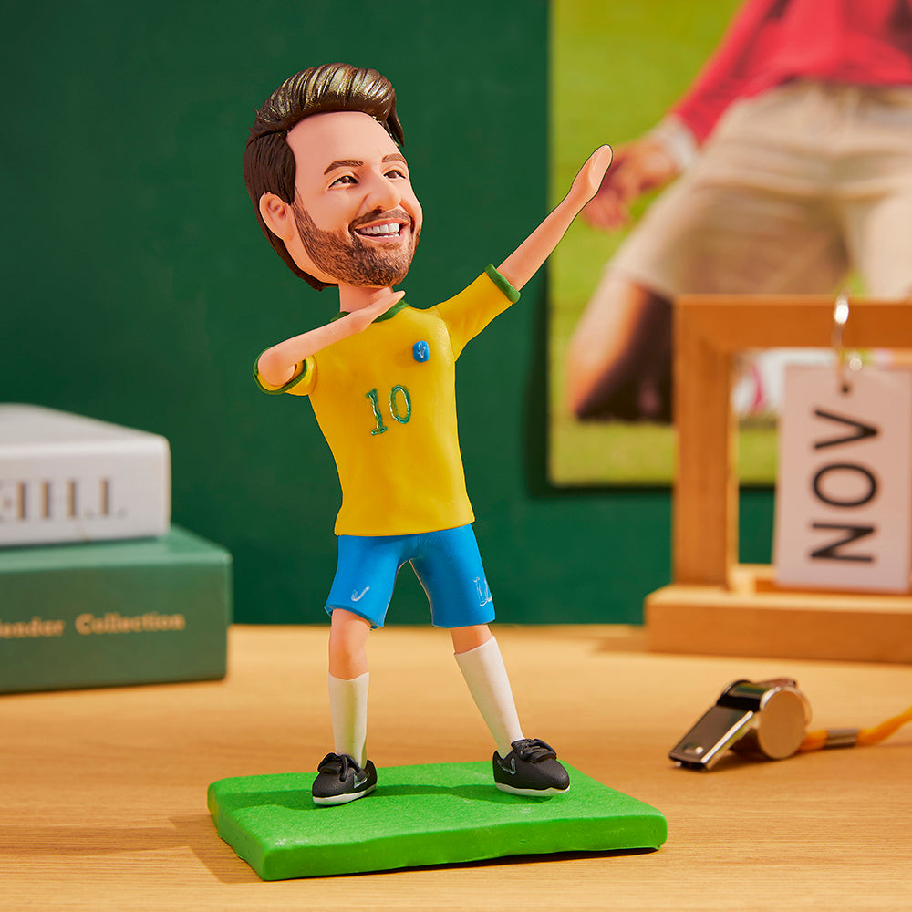 World Cup Brazil Custom Bobblehead with Engraved Text - soufeelmy