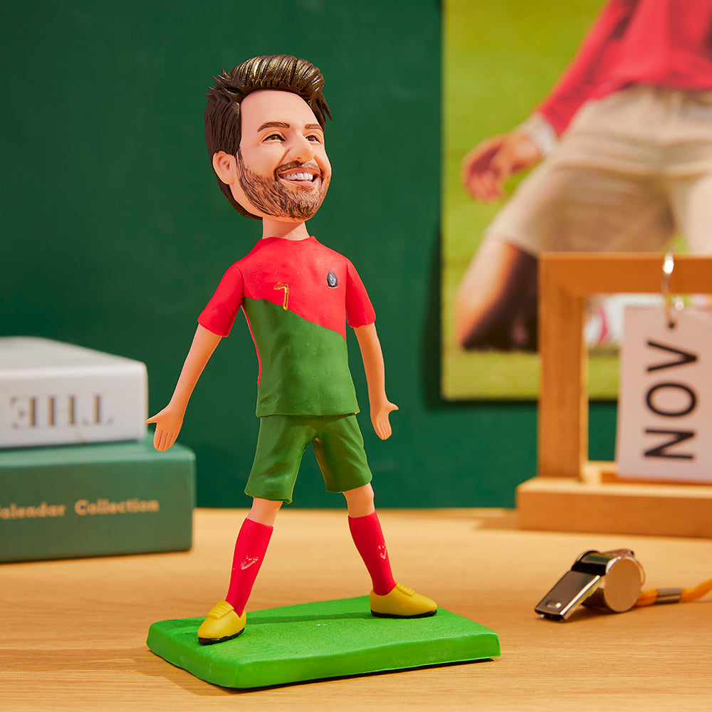 World Cup Portugal Custom Bobblehead with Engraved Text - soufeelmy
