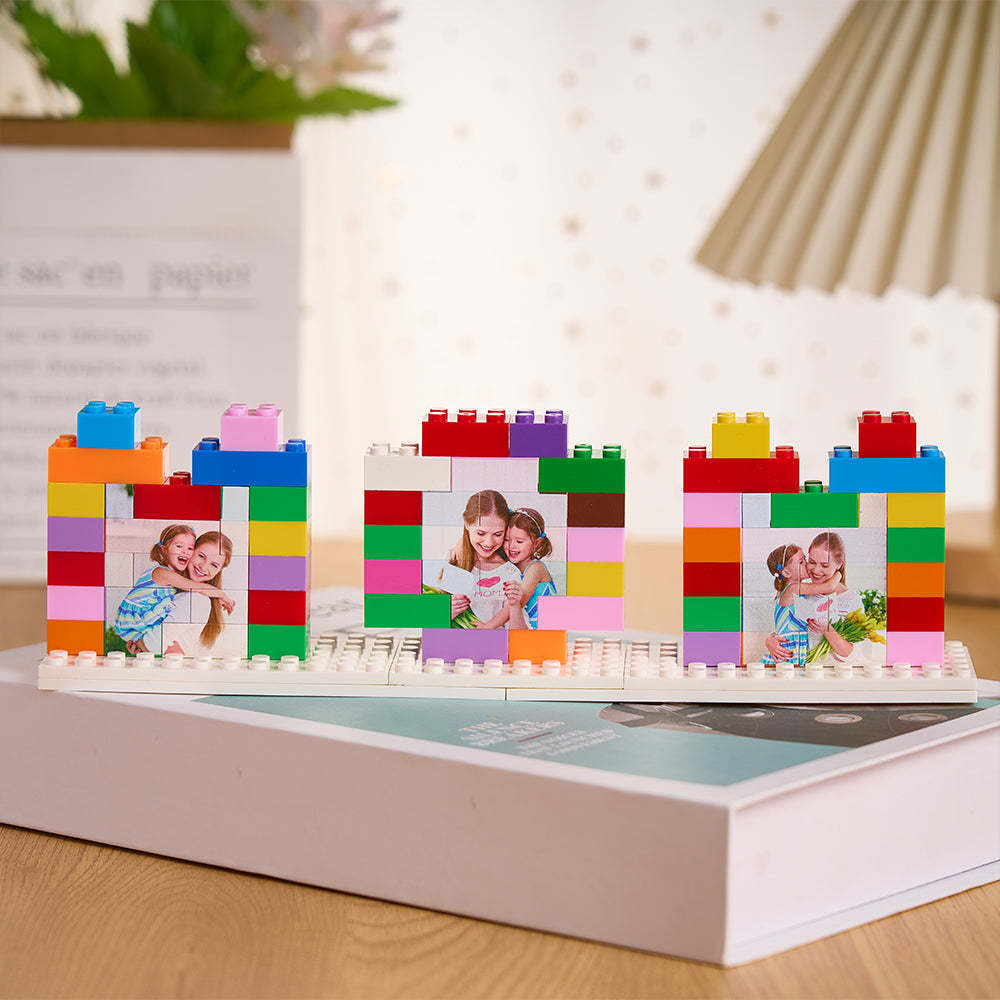 Custom Mom Photo Building Brick Puzzles Personalized Colored Photo Block Mother's Day Gifts - soufeelmy