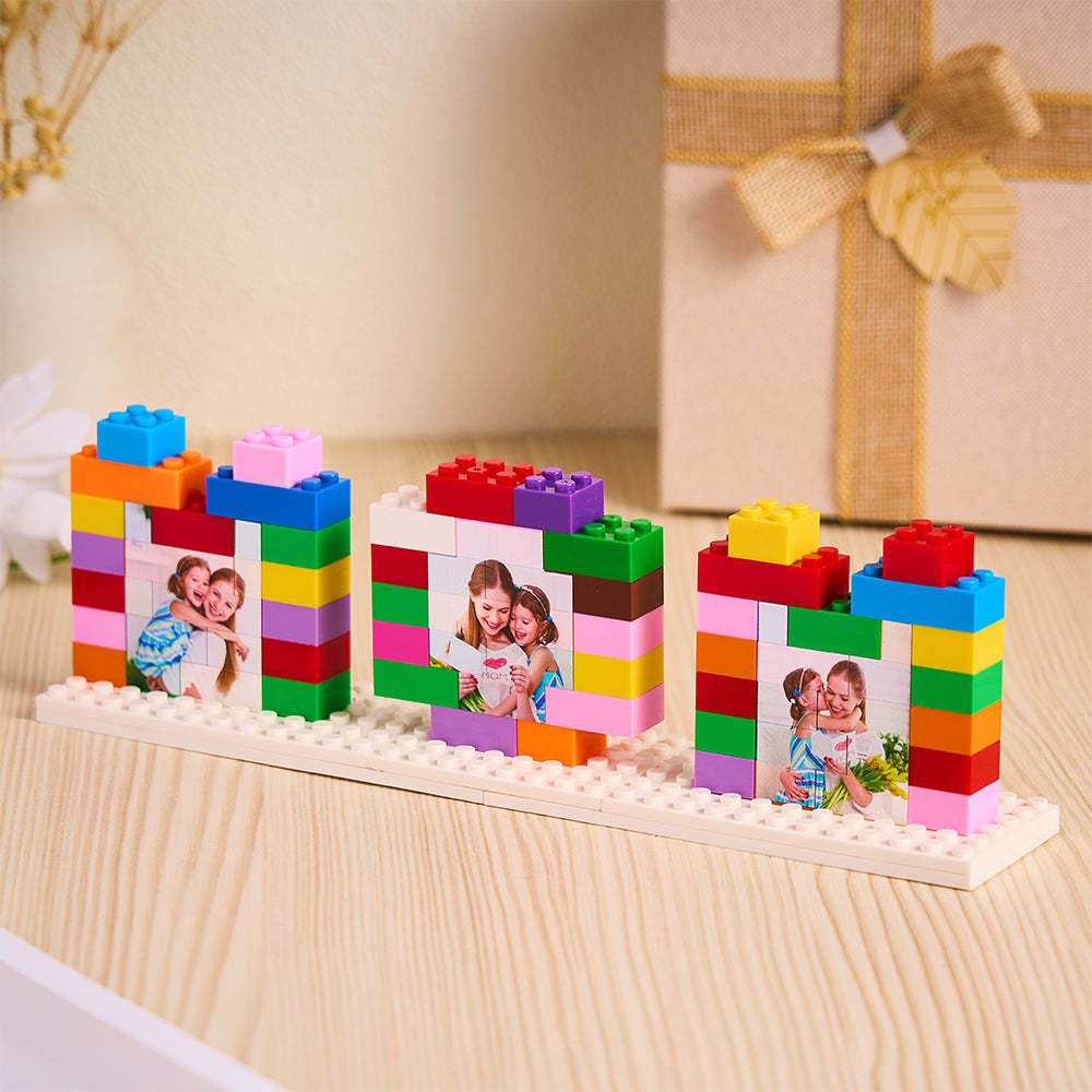 Custom Mom Photo Building Brick Puzzles Personalized Colored Photo Block Mother's Day Gifts - soufeelmy