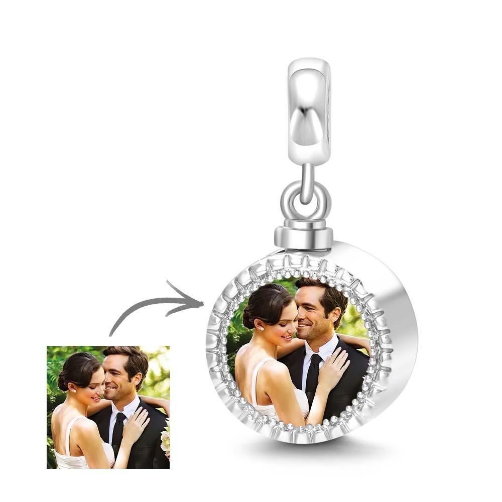 Custom Photo Cremation Urn Charm for Ashes - soufeelmy