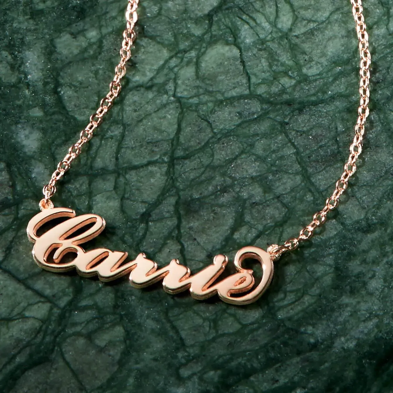 Custom Name Necklace with Real Rose Bear Gift box Rose Shaped Necklace Gift Box Jewellery Gift Box - soufeelmy
