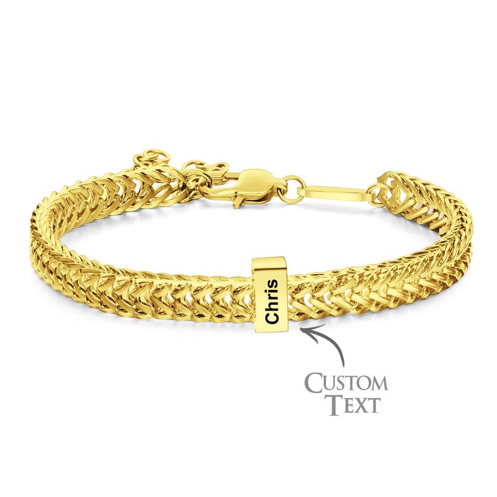 Custom Kids Name Bracelet Personalized Gifts for Dad - soufeelmy