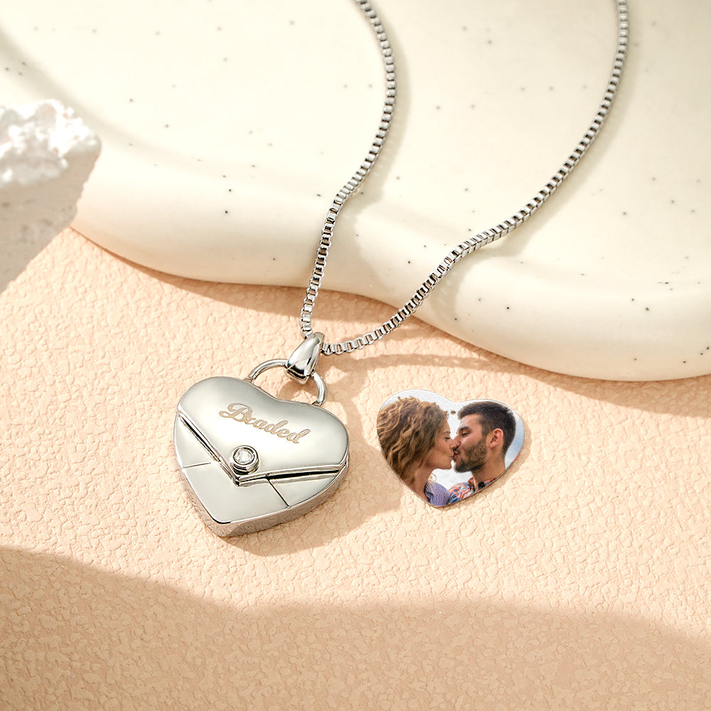 Couple Envelope Lettering Magnetic Necklace - soufeelmy
