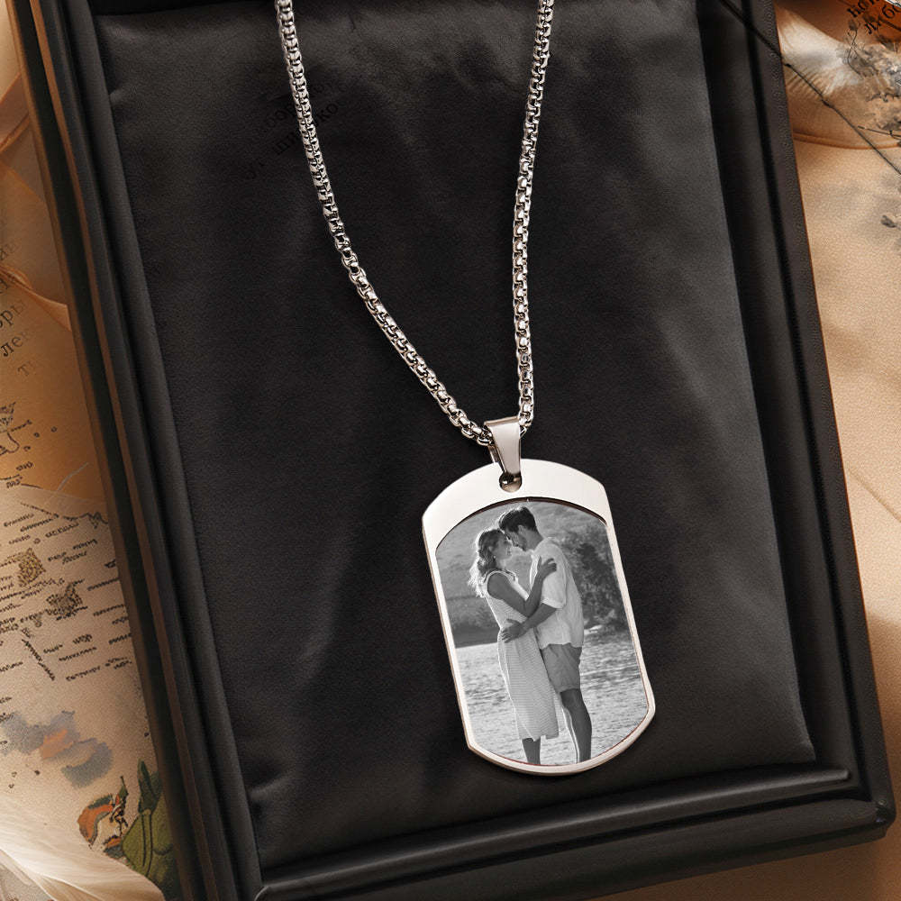 Custom Moon Phase Necklace Stylish Personalized Photo Pendant Valentine's Day Gift - soufeelmy