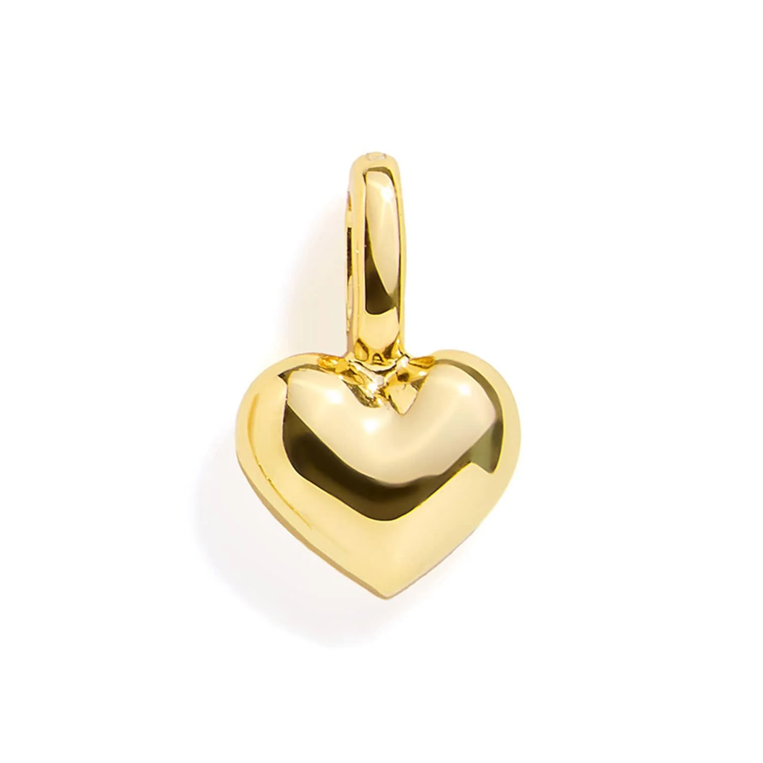 PUFFY HEART CHARM -GOLD - soufeelmy