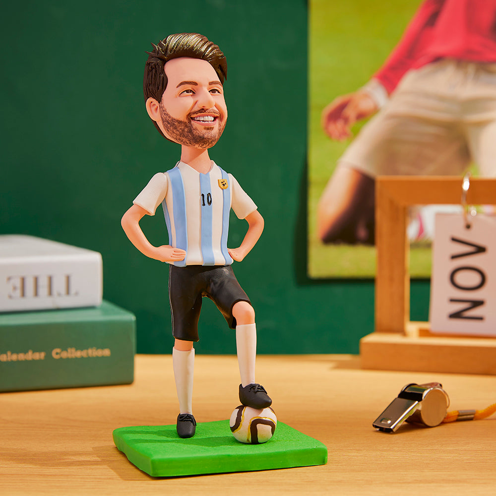 World Cup Argentina Custom Bobblehead with Engraved Text - soufeelau