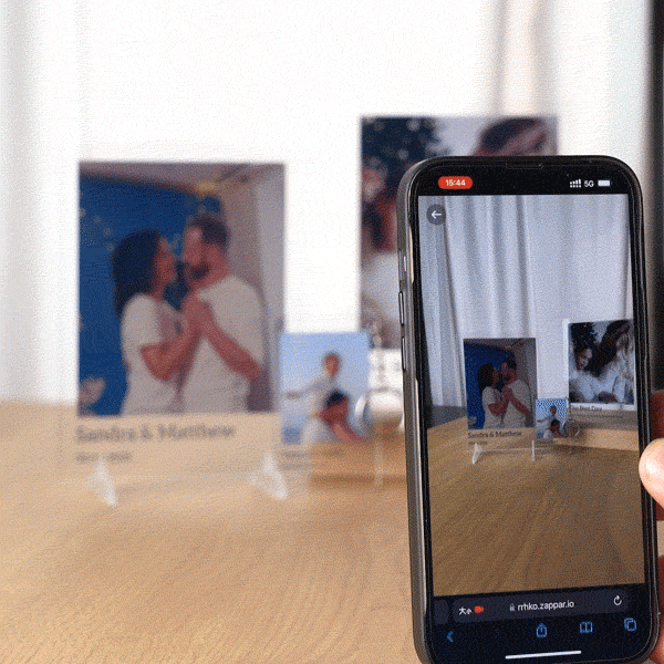 Scannable AR Video 3D Album Acrylic Lamp, A Unique Photo Gift to Record Beautiful Moments with Mom - soufeelau