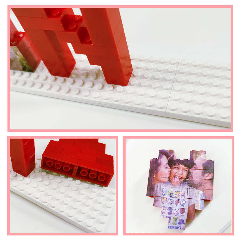 Personalized Nana Photo Building Brick Puzzles Photo Block Mother's Day Gifts - soufeelau