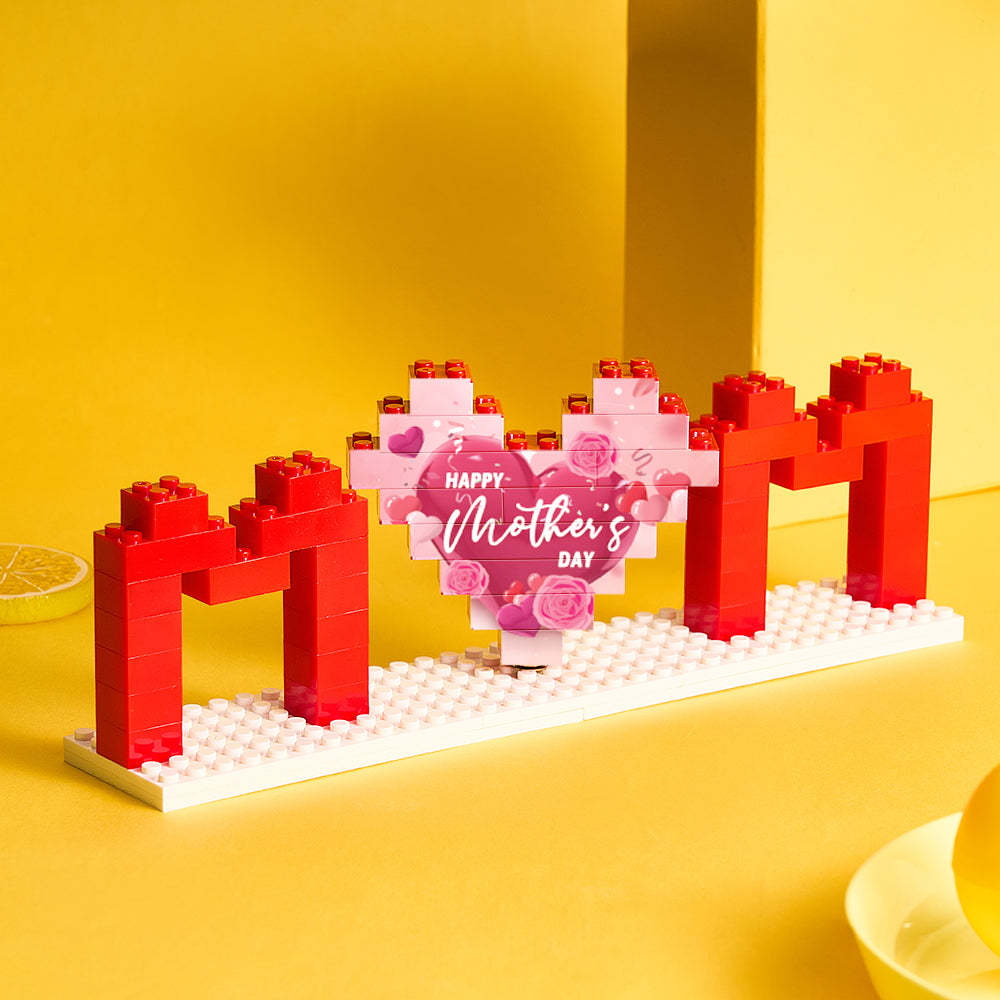 Custom Mom Photo Building Brick Puzzles Personalized Photo Block Mother's Day Gifts - soufeelau