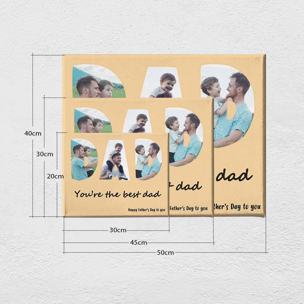 Custom Photo Engraved Wall Art Dad Creative cut Gifts for Dad