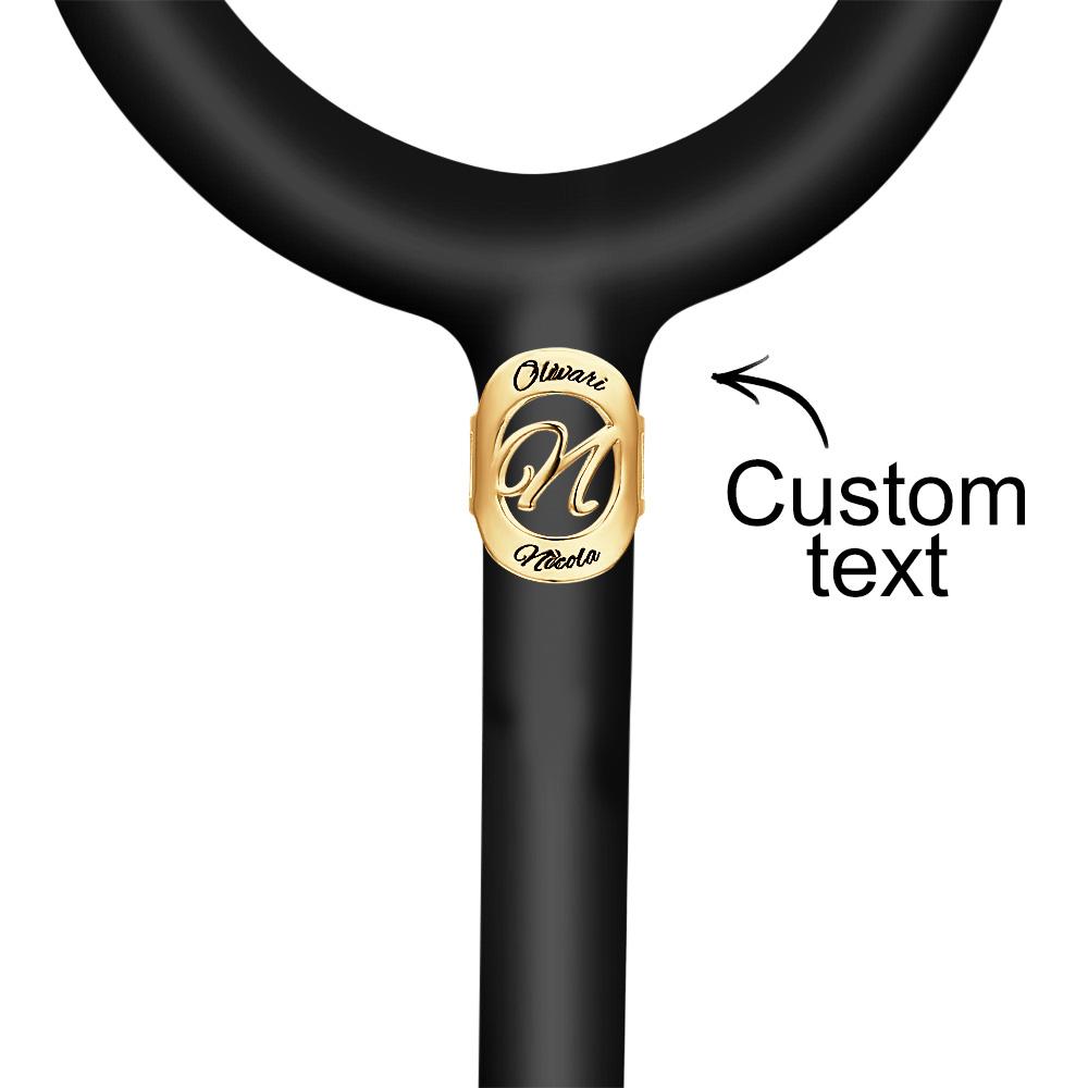 Custom Text Stethoscope ID Tag Personalized Stethoscope Name Tag Gift for Nurses RN Doctor - soufeelau