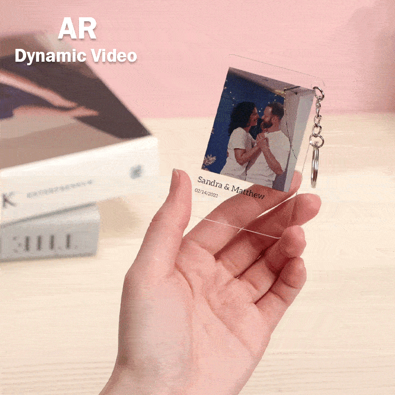 Scannable AR Video 3D Album Acrylic Lamp, A Unique Photo Gift to Record Beautiful Moments with Mom - soufeelau