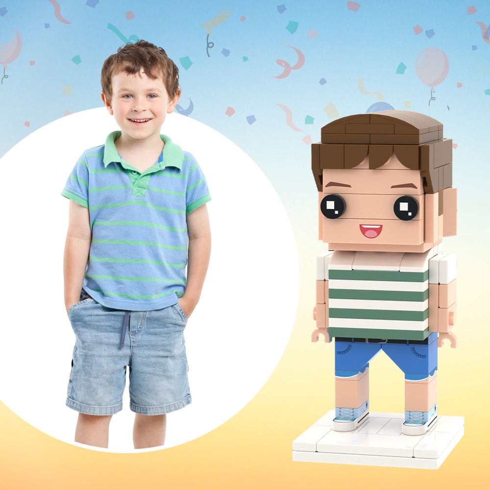 Baby Gifts Custom Brick Figures Personalized Photo Brick Figures DIY Brick Figures Create Your Own Small Particle Block Toy - minebrickus