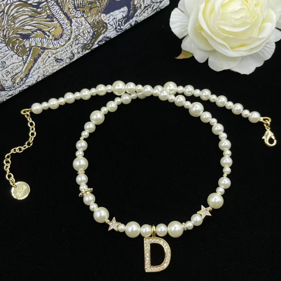 DI0R 五芒星パールネックレス【 50％割引+送料無料】