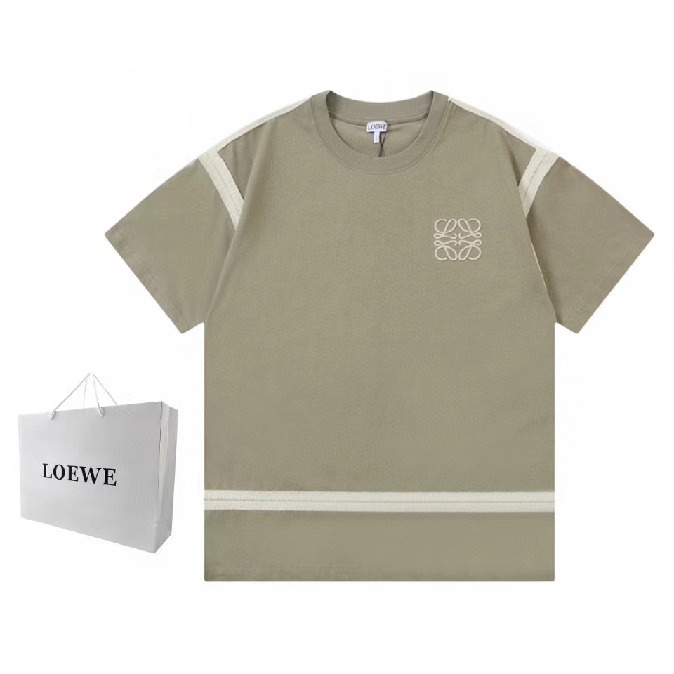 L0WEW 高品質刺繍ロゴメンズ Tシャツ【 50％割引+送料無料】