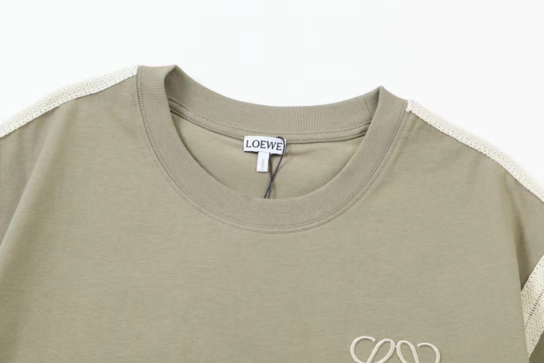 L0WEW 高品質刺繍ロゴメンズ Tシャツ【 50％割引+送料無料】